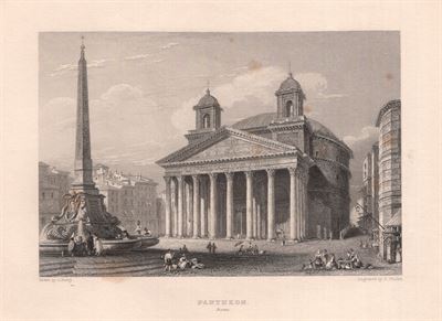 Roma, Pantheon, 1833