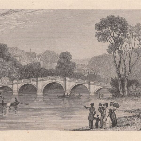 Paesaggio con ponte, 1850