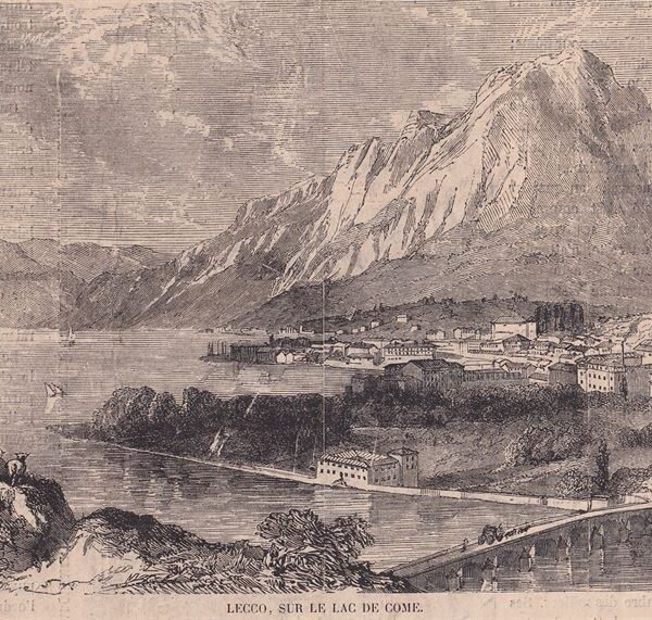 Lecco, lago di Como, 1859