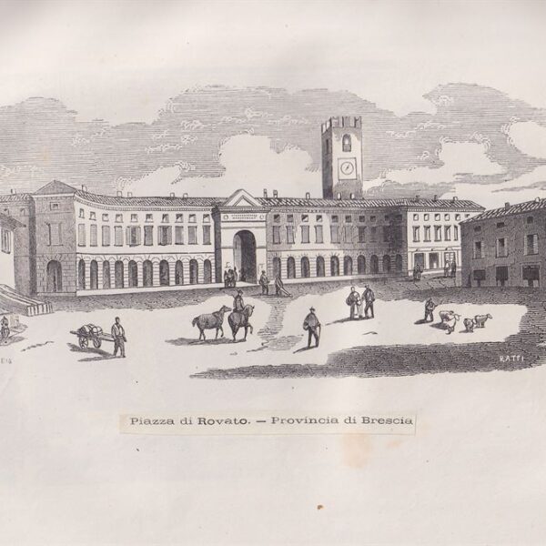 ​Piazza di Rovato, Provincia di Brescia, 1866