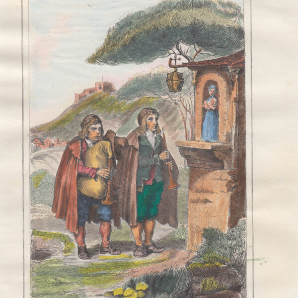 Pifferari, Costumi di Roma, 1834