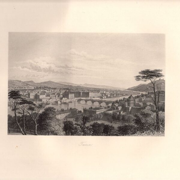 Torino, Panorama, 1850