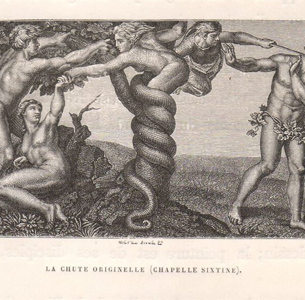 Il peccato originale, Michelangelo, 1877