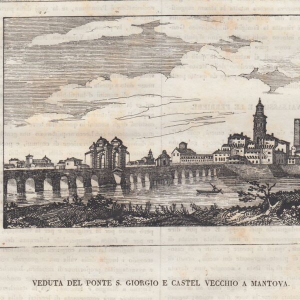 Ponte S.Giorgio a Mantova, 1837