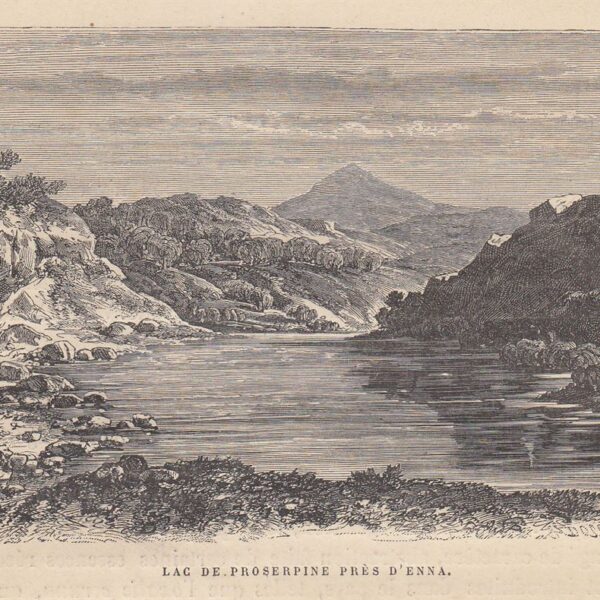 Lago di Pergusa, Enna, 1889