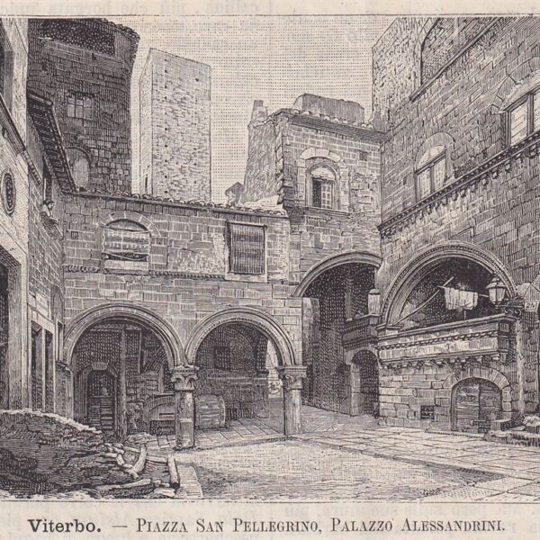 Viterbo, Palazzo Alessandrini, 1890
