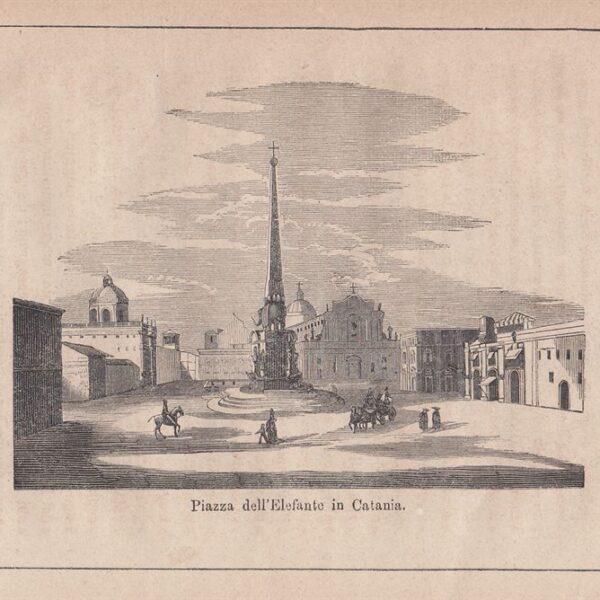 Catania, Piazza dell'Elefante, 1871