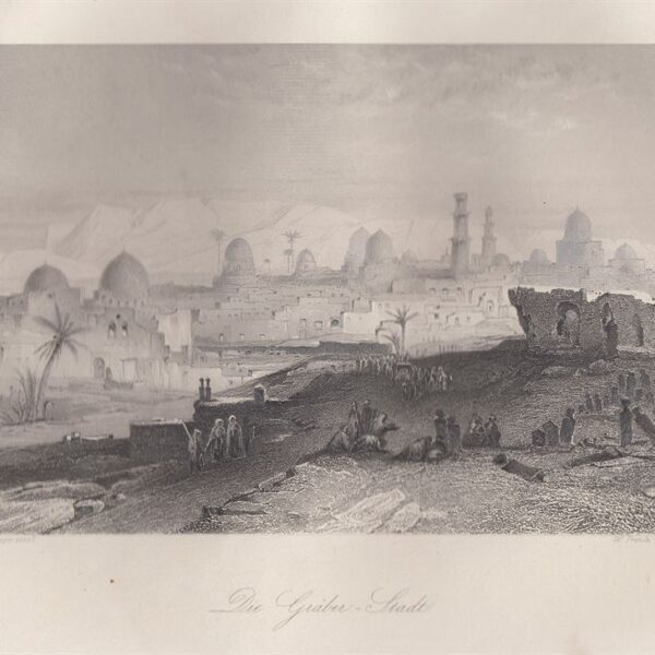 Egitto, La città delle tombe, W.French, 1840-50