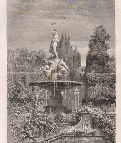 Firenze, Giardino di Boboli, 1876