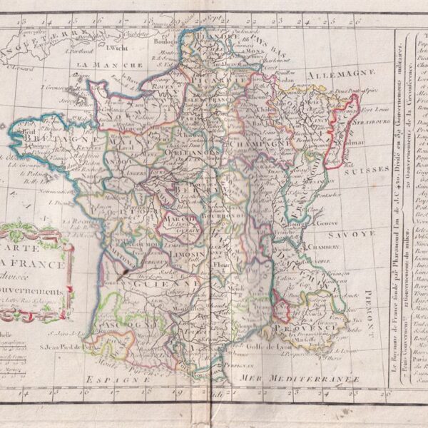 Francia, C.F. Delamarche, 1816