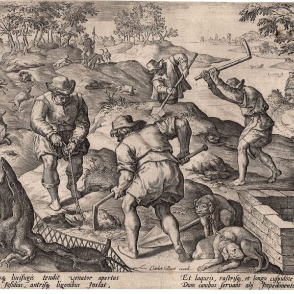 Stradanus, Caccia al cinghiale, 1594-98