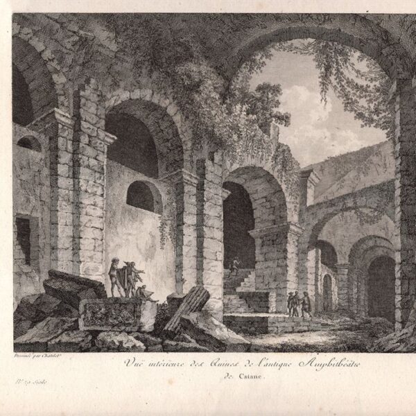 Catania, Anfiteatro, Saint-Non, 1781-86