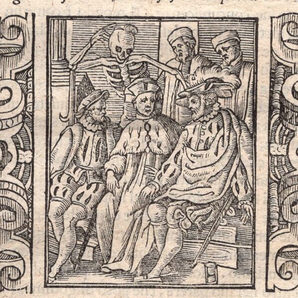 Fabio Glissenti, I Cortigiani e la Morte, 1596