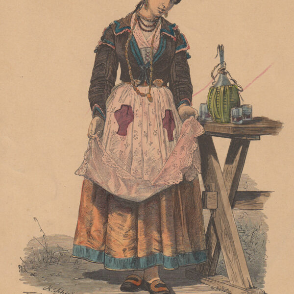 Ragazza di Trastevere, 1860
