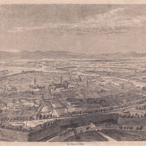 Pavia, Veduta Panoramica, 1859
