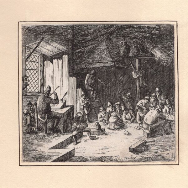 David Deuchar (1743-1808), Scuola di contadini da A. Ostade