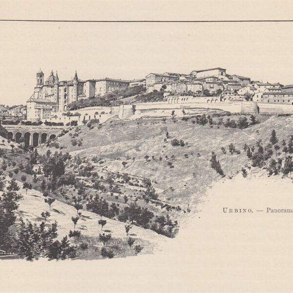 Urbino, Panorama, 1890