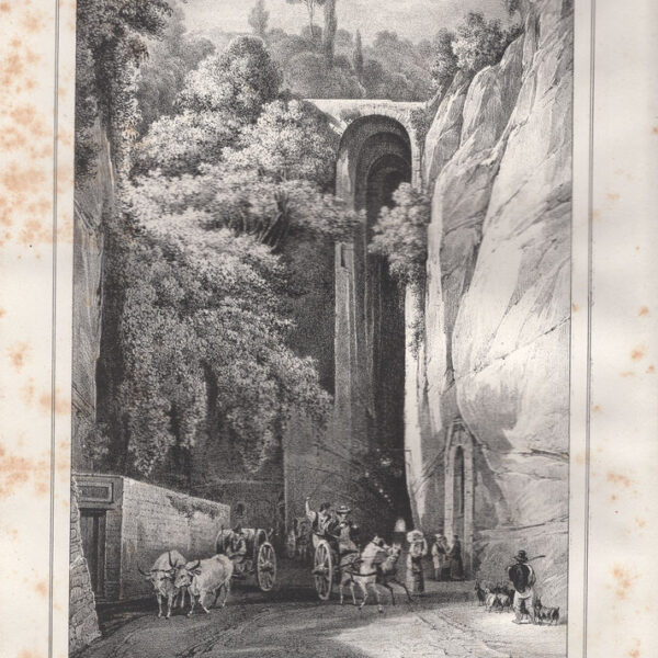 Napoli, Grotta di Pozzuoli, 1845