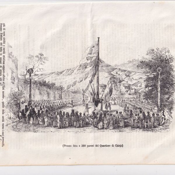 Pranzo dato ai poveri, 1854