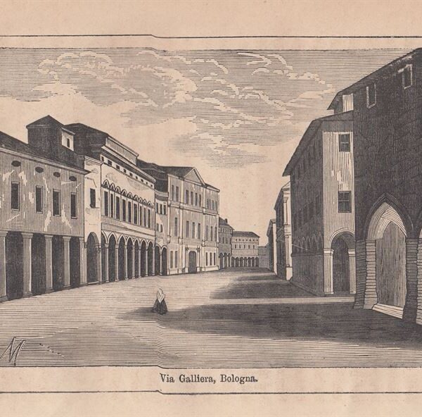 Bologna, Via Galliera, 1871