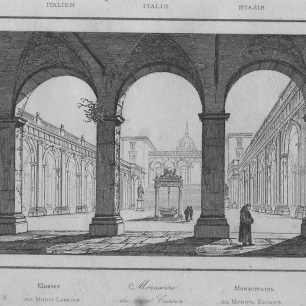 Montecassino, 1835, Monastero