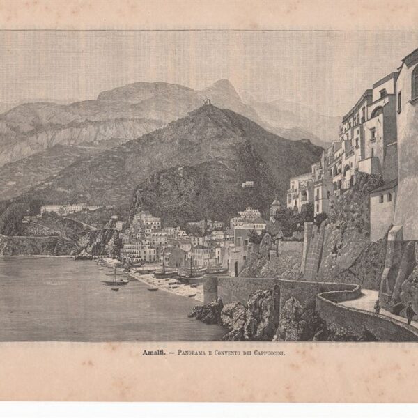 Amalfi, Convento dei Cappuccini, 1890