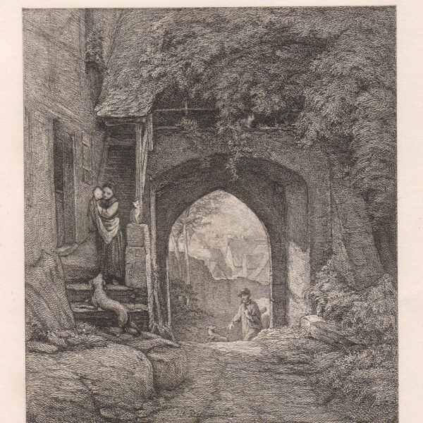 Scena rurale,  Dielmann, 1860