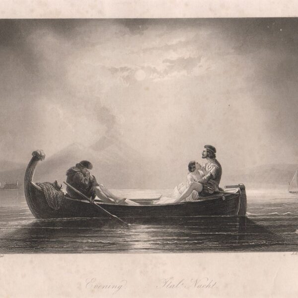 Napoli, Vesuvio, 1850