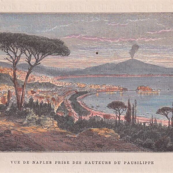 Napoli, Veduta da Posillipo, 1892