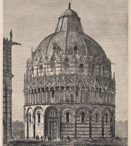 Pisa, Battistero, 1881