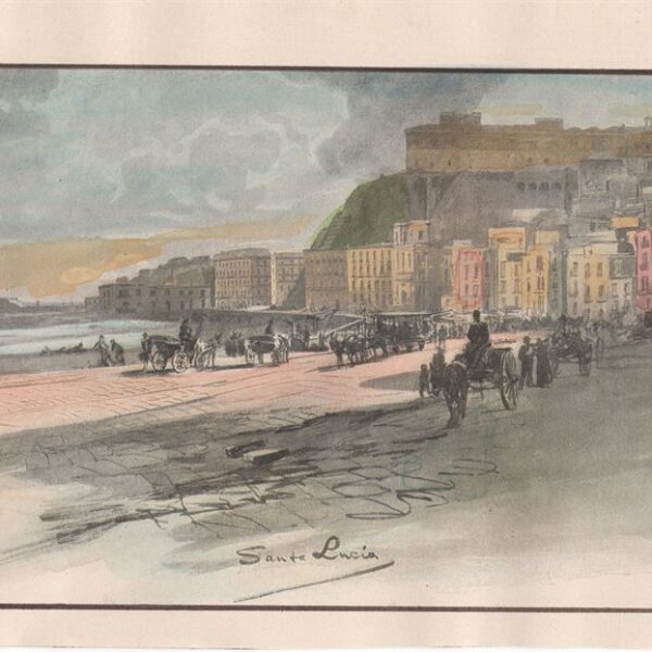 Wilhelm Allers, Santa Lucia, Napoli, 1890
