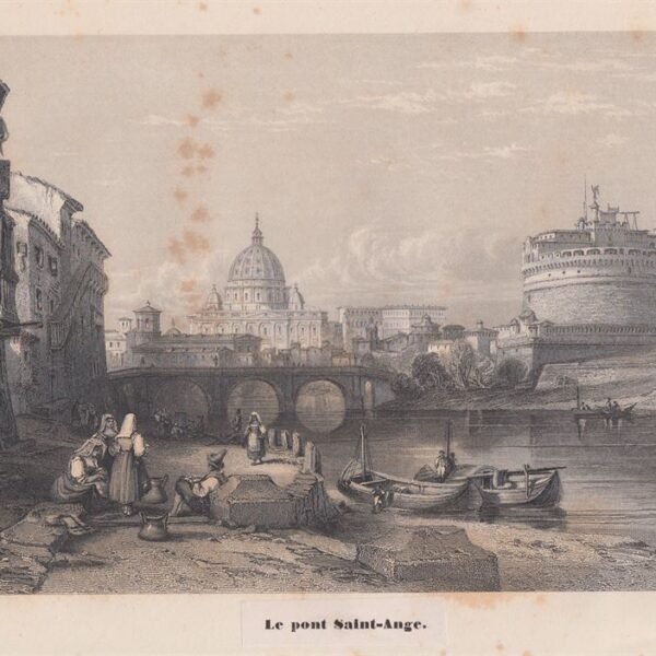 Roma, Ponte Sant'Angelo, 1840