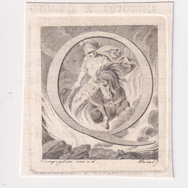 Lettera Q, Antonio Pazzi e Domenico Campiglia, XVIII sec.