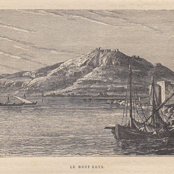 Il monte Erice, Trapani, 1889