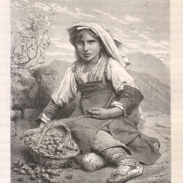 Abruzzo, Giovane Ragazza, 1877