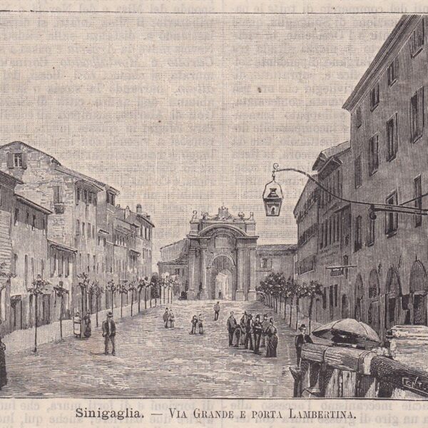 Senigallia, Porta Lambertina, 1890