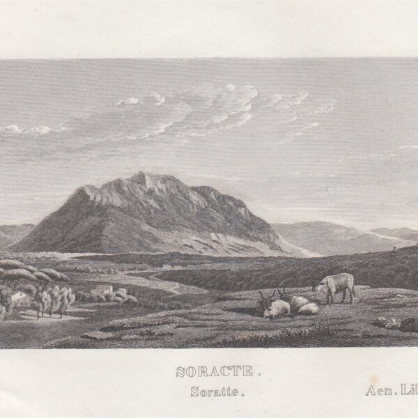 Monte Soratte, C.Frommel, 1829