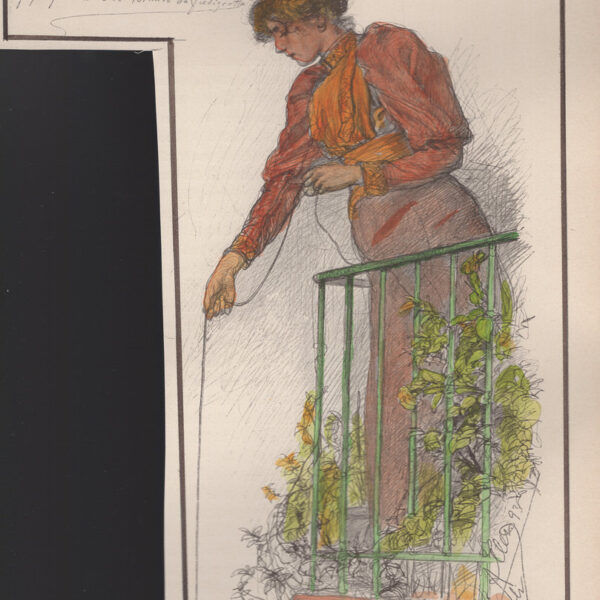 Wilhelm Allers, Ragazza al balcone