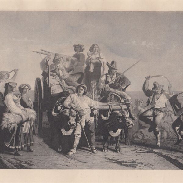 Ritorno dalla Madonna dell'Arco, Robert Leopold, 1850