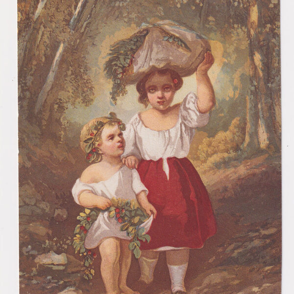 Due Bambine nel bosco, XX secolo