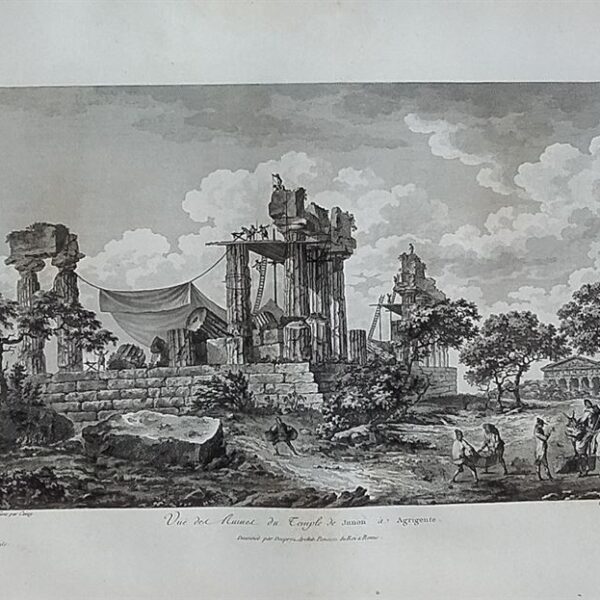 Agrigento, Tempio di Giunone, Saint-Non, 1781-86