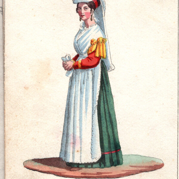 Donna di Palombara, acquarello