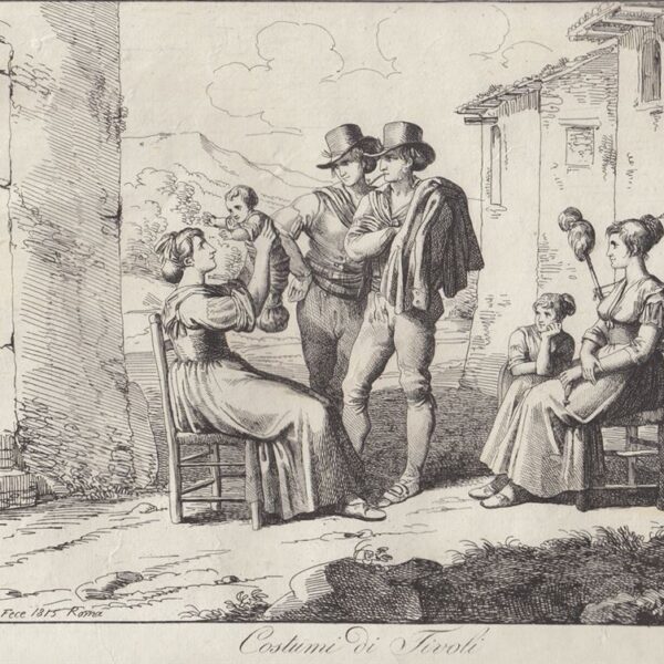 Pinelli, Costumi di Tivoli, 1815