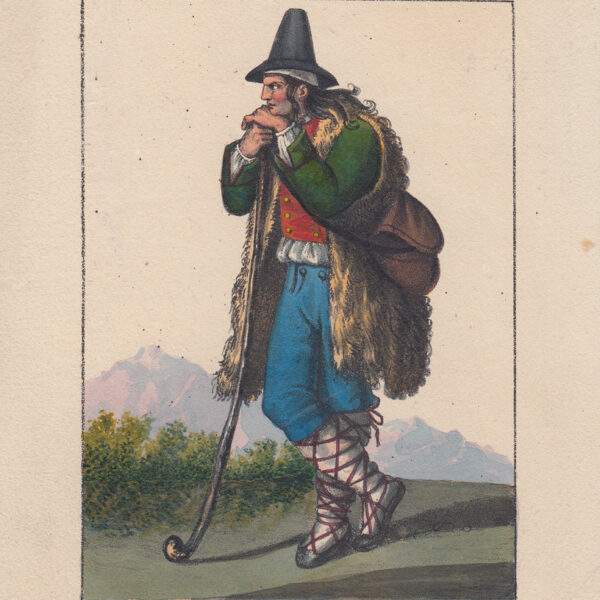 Contadino, Costumi Regno di Napoli, XIX secolo