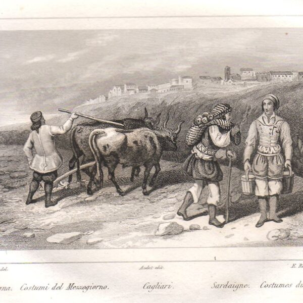 Sardegna, Costumi del Sud, 1835