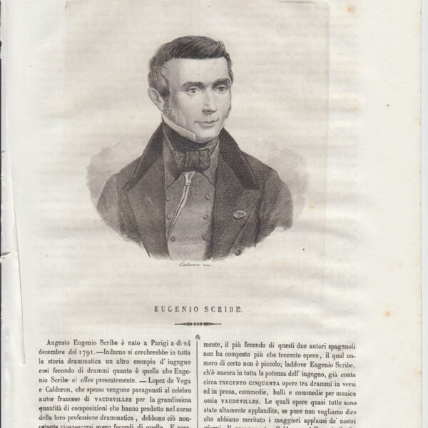 Eugenio Scribe, 1839