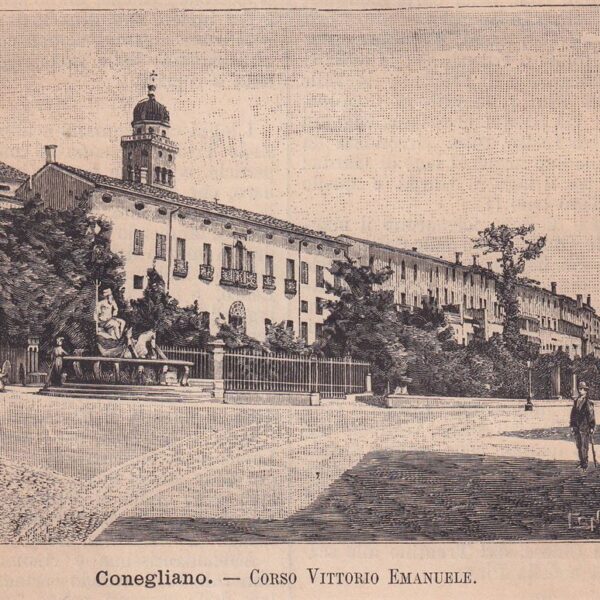 Conegliano, Corso Vittorio Emanuele, 1890