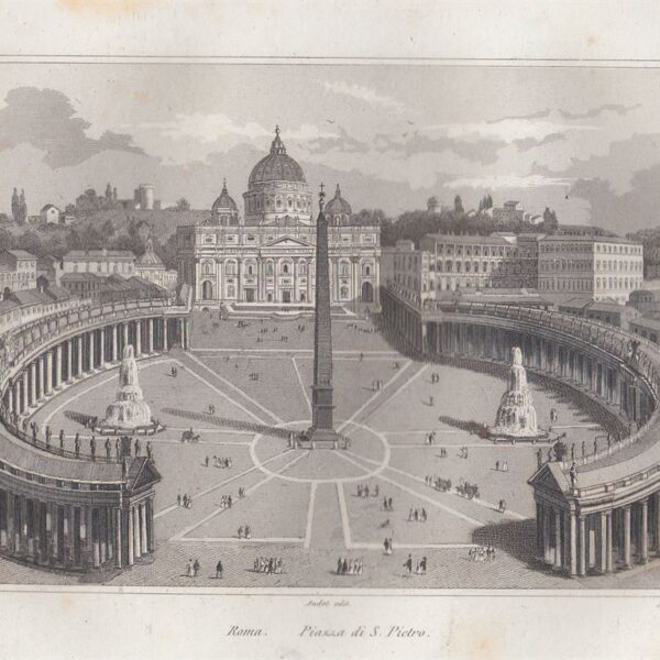 Roma, Piazza San Pietro, 1834