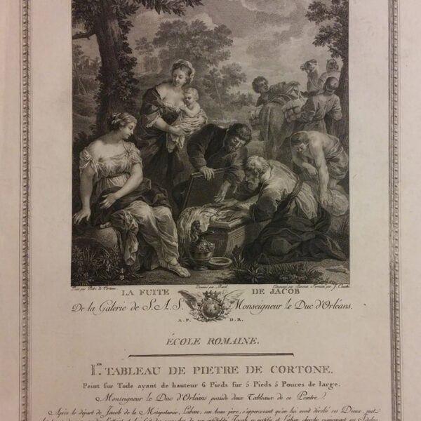 Pietro Da Cortona (Pietro Berrettini), La Fuga di Giacobbe, 1786