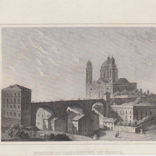 Genova, Ponte di Carignano, 1835